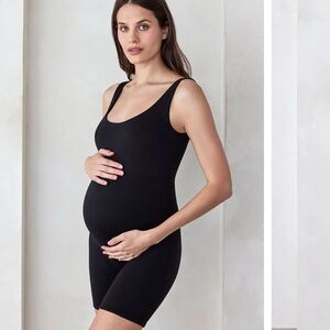 BUMPSUIT The Cindy Maternity Black Bodysuit Romper Size M